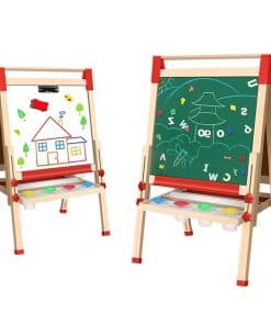 Caballete de Arte de Madera Galadim para Niños -Naranja