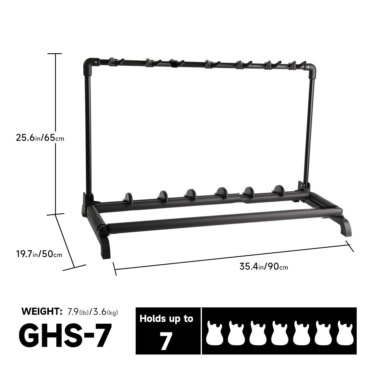Soporte Multiholder de Guitarra Plegable GHOSTFIRE - Imagen 4