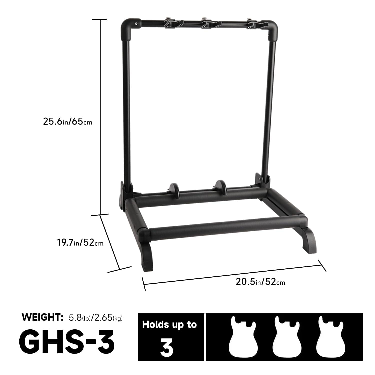 Soporte Multi-holder para Guitarra Plegable GHOSTFIRE Apto - Imagen 4