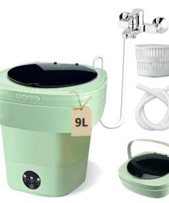 Lavadora Portátil, Lavadora Plegable Mini de 9L con