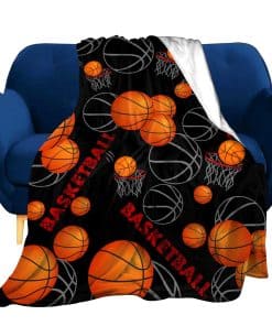 Manta de Baloncesto Súper Suave Ligera y Acogedora con