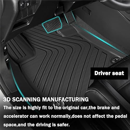 Tapetes para piso RSLUX para Honda CRV Hybrid 2023 2024 TPE - Imagen 4