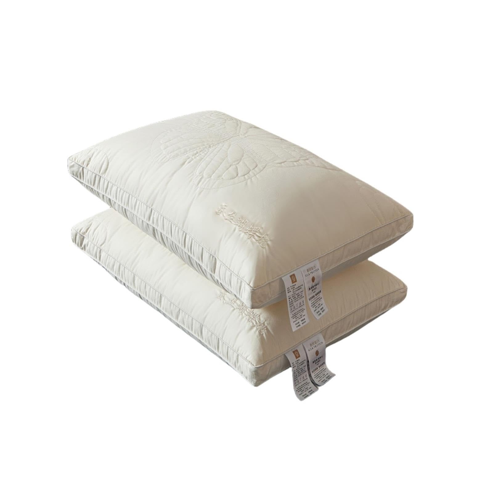 Almohada de Cama Cómoda con Capa de Seda de 29x19 pulgadas - Imagen 3