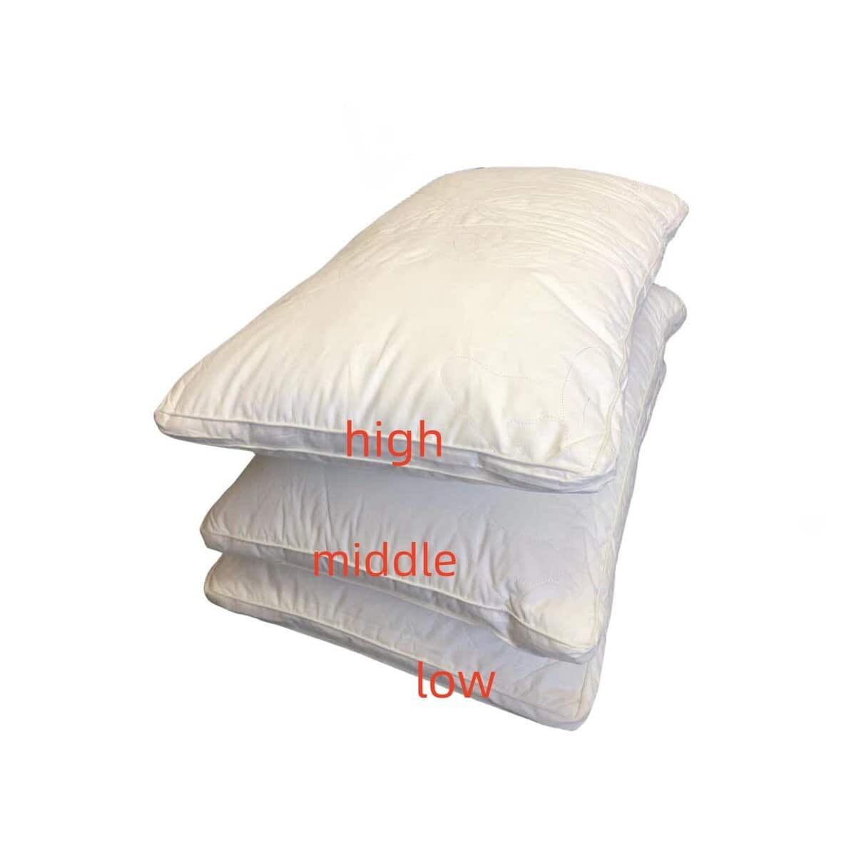 Almohada de Cama Cómoda con Capa de Seda de 29x19 pulgadas