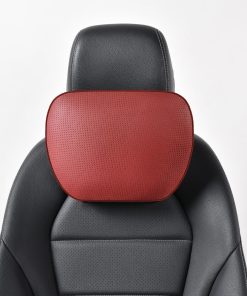 Almohada de cuero genuino de piel de vaca POKSRI para