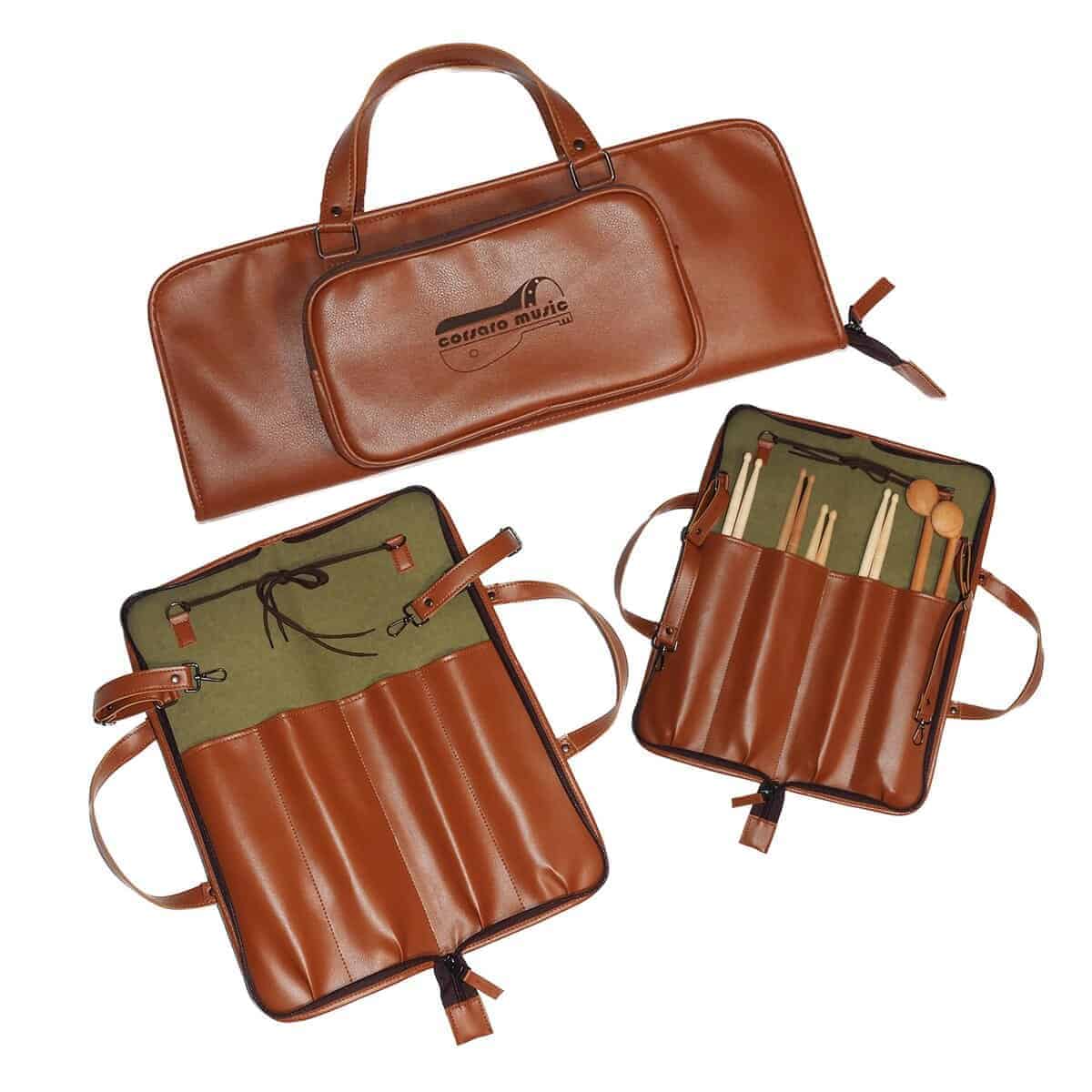 Bolso de Baquetas Corsaro Music (Cuero Vegano) - Sostiene