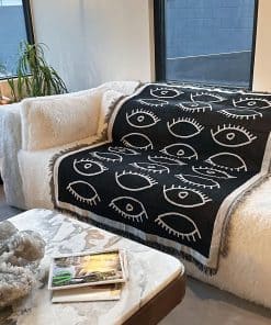 HOUSE OF MALIBU Manta de Playa Reversible Ojo Malvado XL -