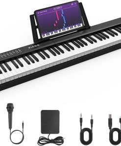 Piano Digital de 88 Teclas Tamaño Completo con Teclado