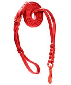 Correa de Cuero para Perros de 6 Pies Súper Ligera de Grado