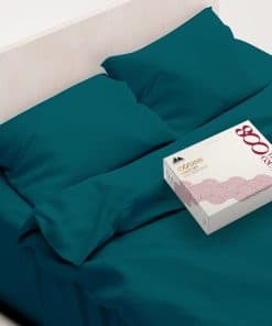Juego de Sábanas de Algodón Egipcio Mayfair -Teal