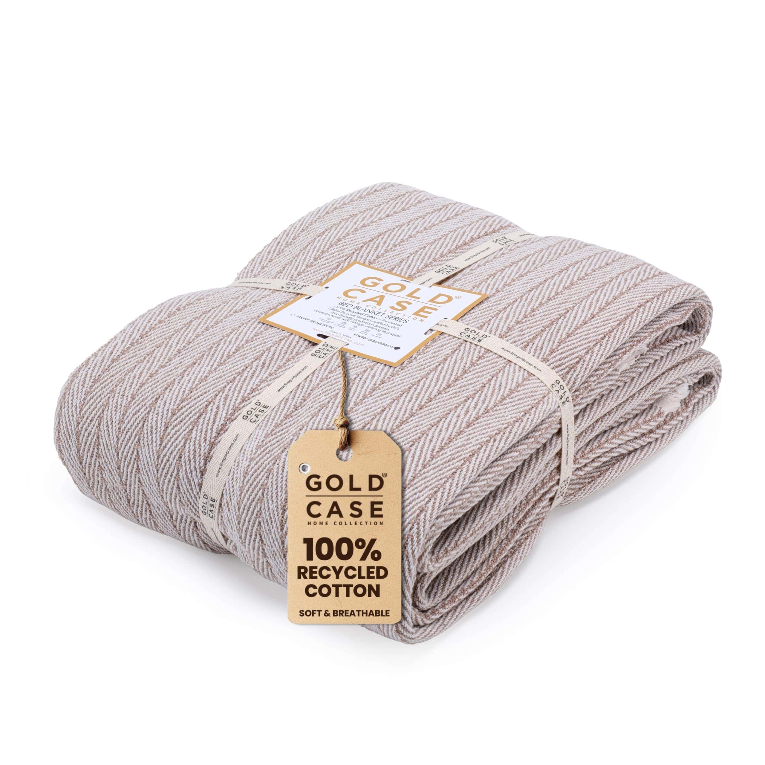 Cobertor de cama turco con estuche dorado - Cobertor de