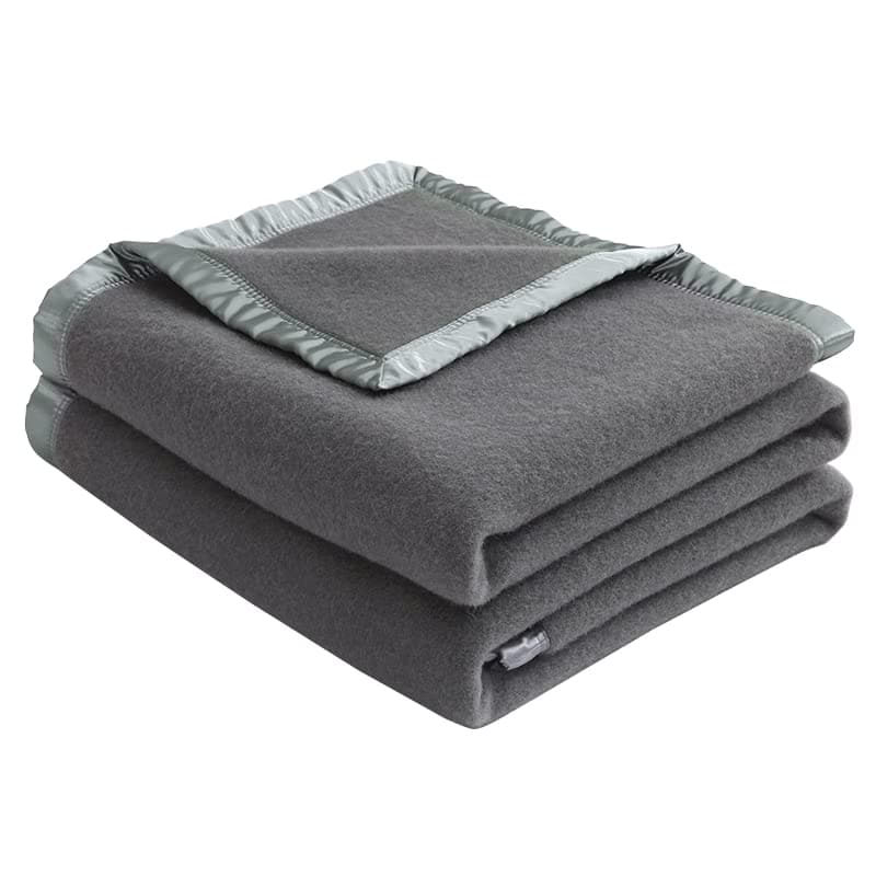 Mantas de Lana Gruesas y Cálidas, Manta Pesada de 500GSM,