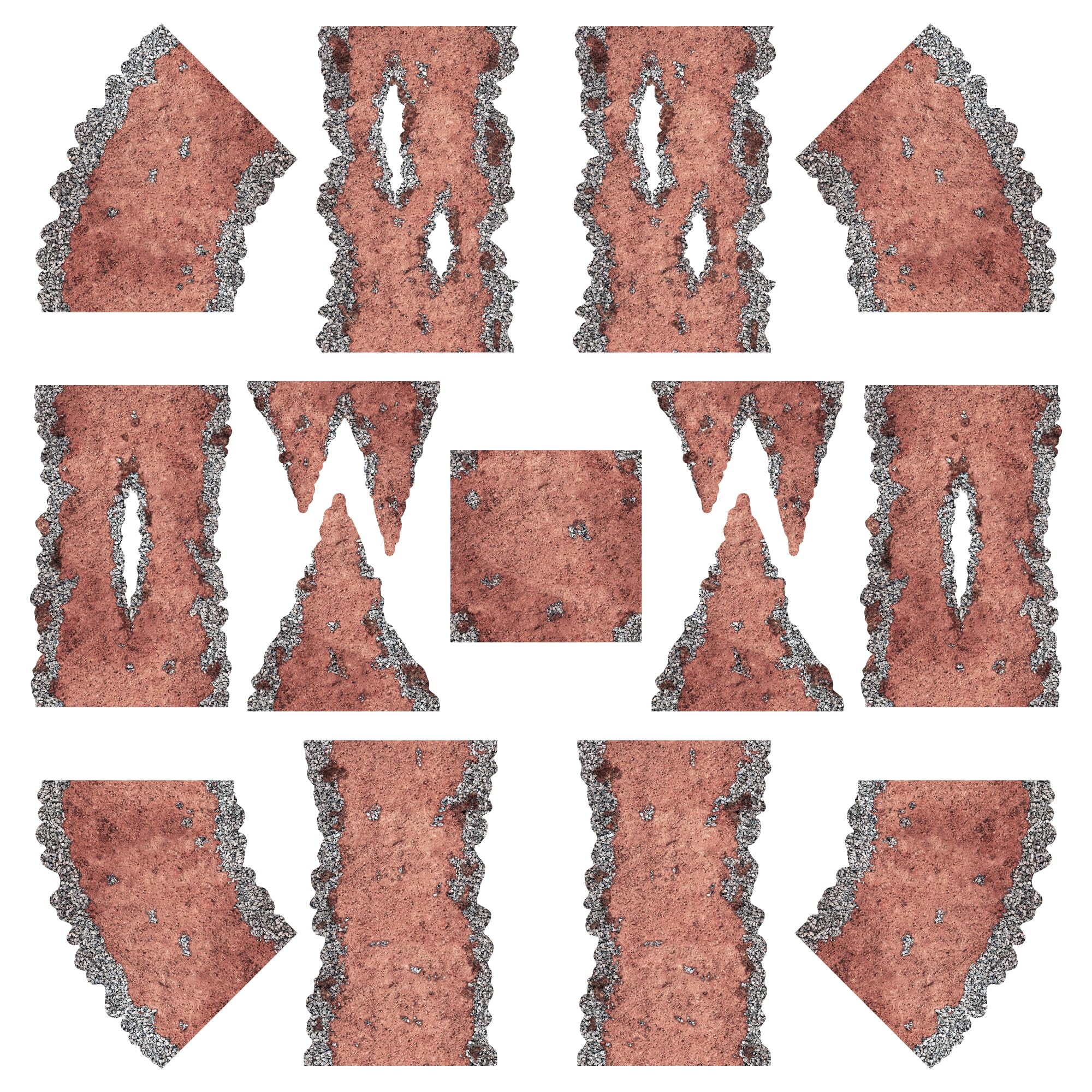 Escenarios de Wargaming de Neopreno Stratagem Dirt Paths -