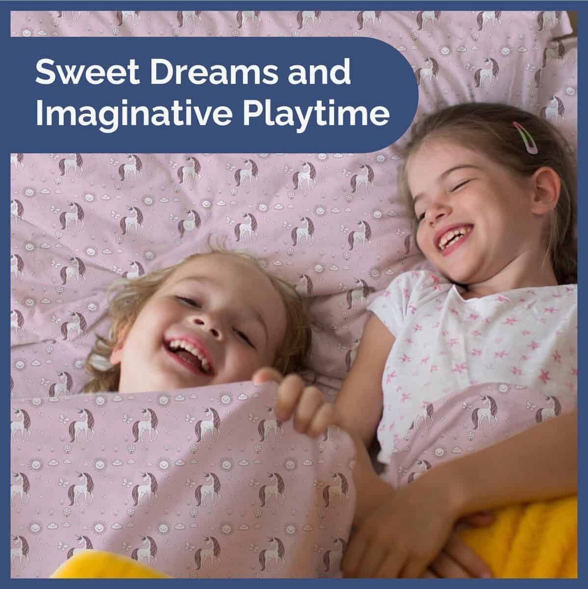 Juego de sábanas completo de 4 piezas para niños Unicornio - Imagen 8