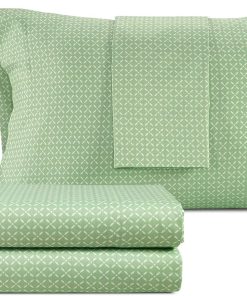 Juego de sábanas de algodón sateen IZOD Silky de 3 piezas