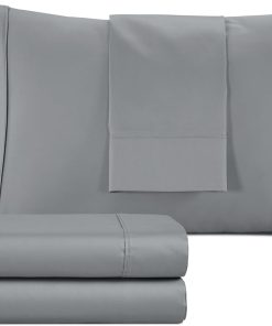 Juego de Sábanas de Tamaño Twin XL de Seda Sateen IZOD, 3