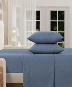 Juego de s�banas de algod�n melange IZOD de 3 piezas para