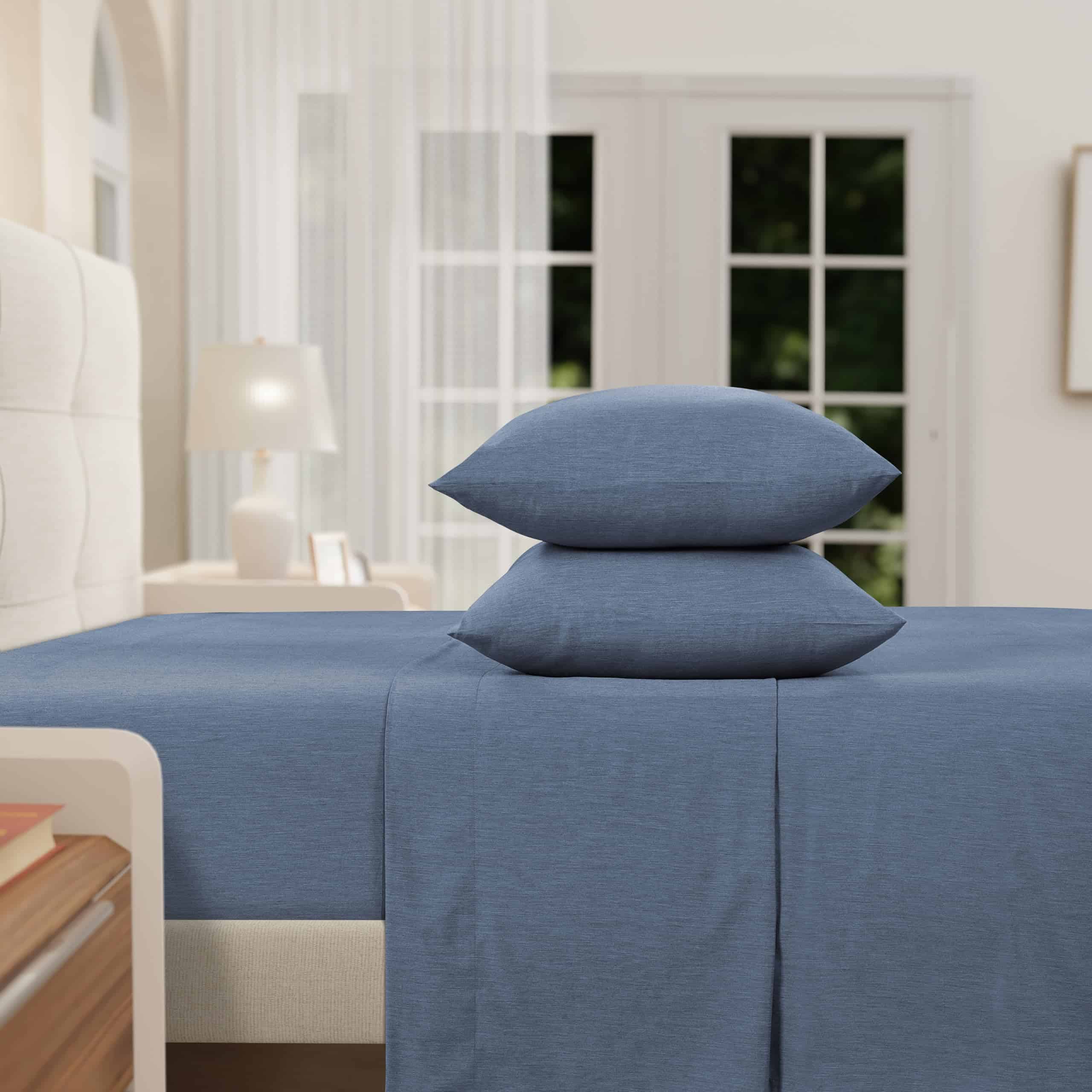 Juego de sábanas de algodón a rayas 60% de IZOD - Tamaño