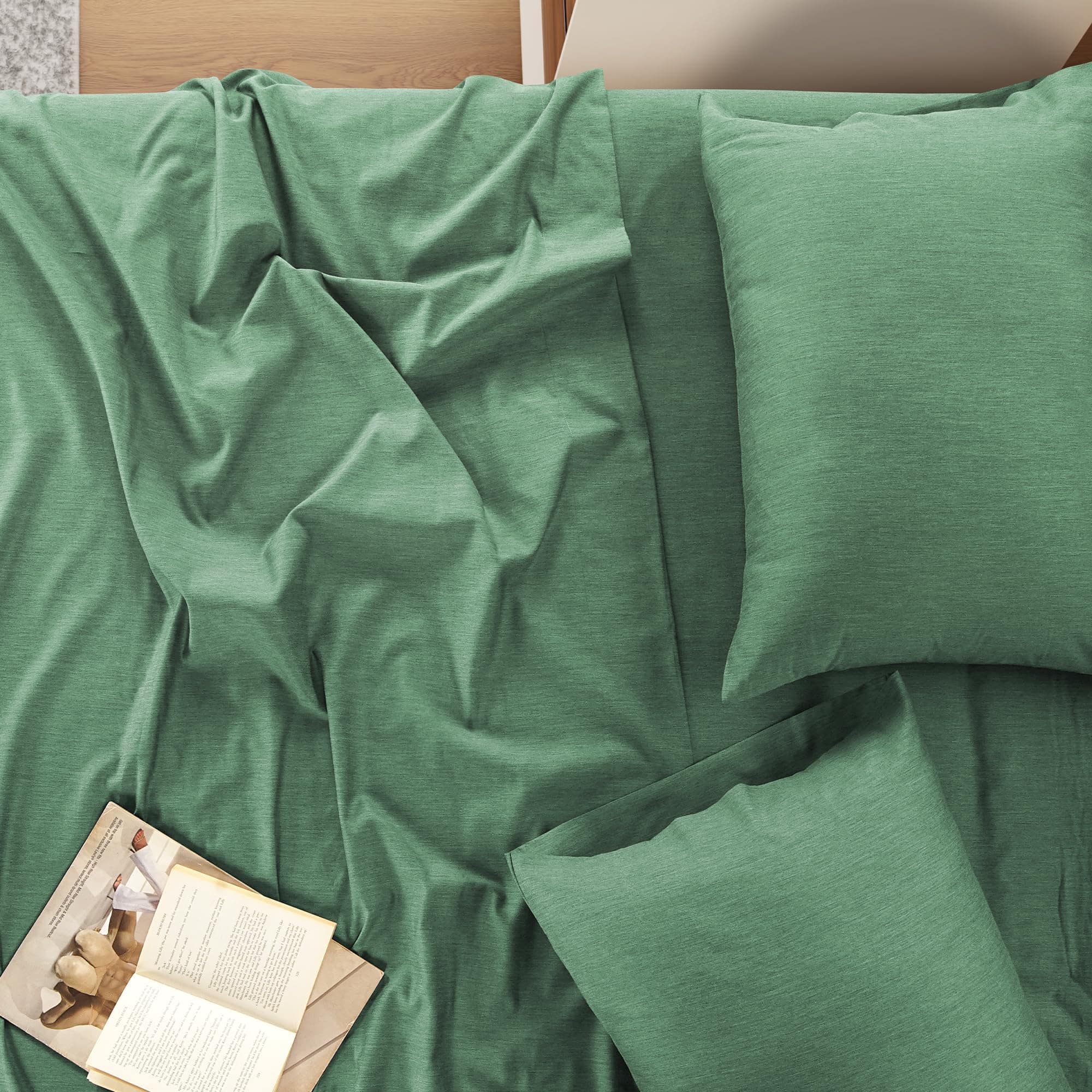 Juego de Sábanas de Algodón Melange IZOD de 4 Piezas para - Imagen 7