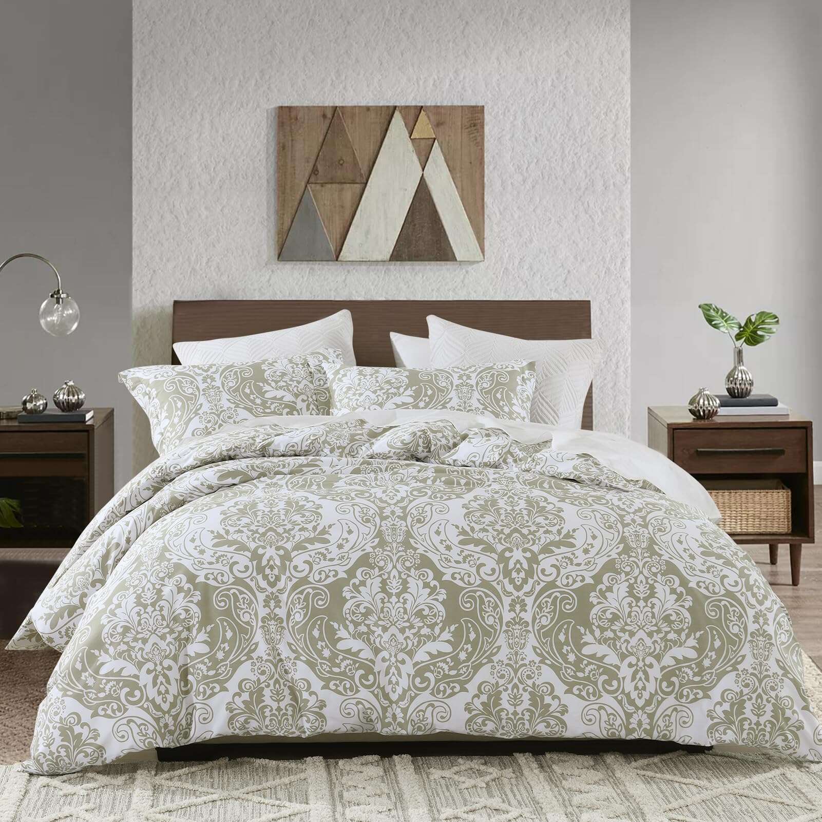 Juego de Funda Nórdica Uniclinens Damask Queen - Set de