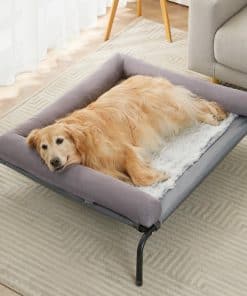 Cama elevada grande para perros refrigerante RRPETHOME,