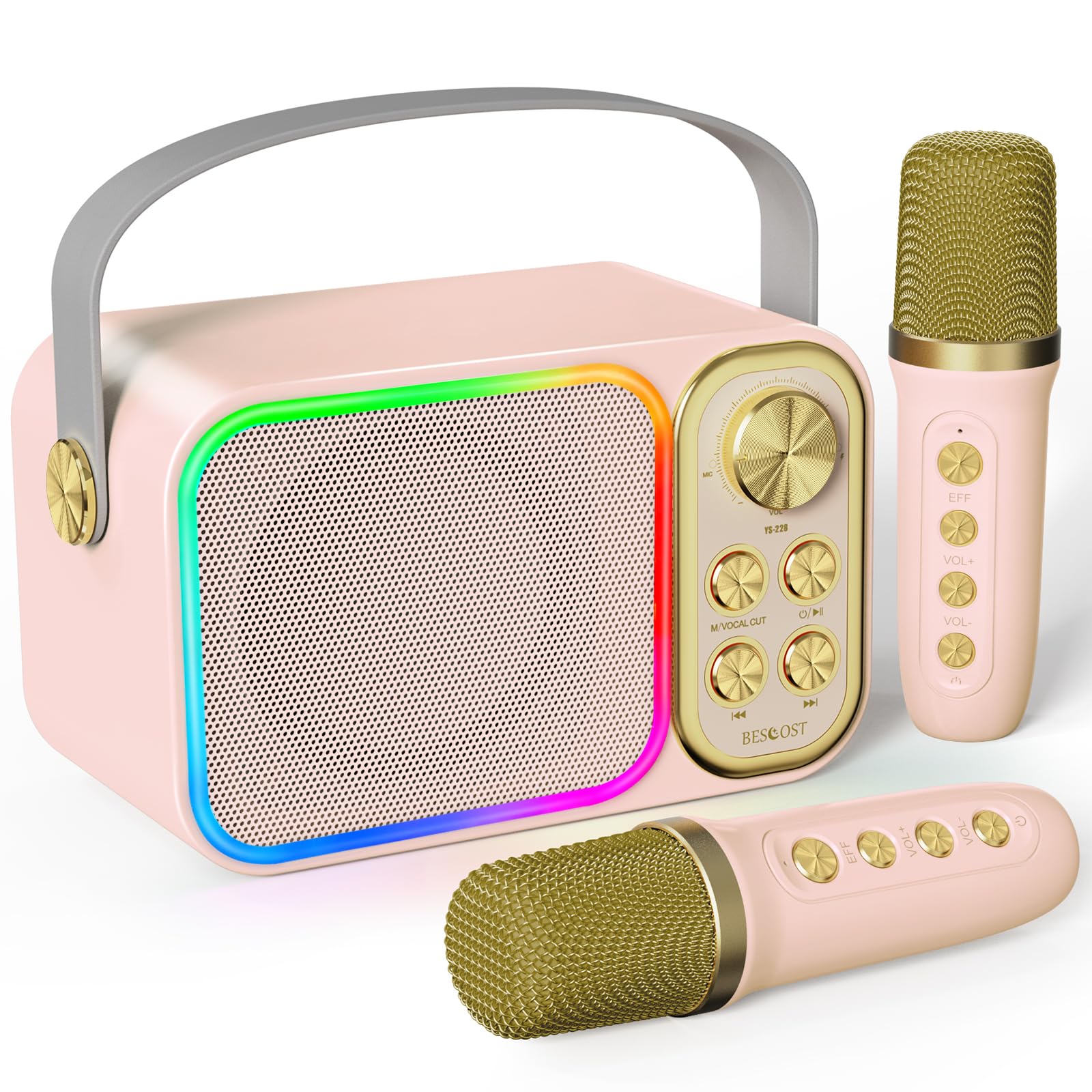 Máquina de Karaoke BESCOST Mini para Niños y Adultos,