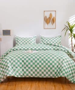 Juego de edredón completo LUCKYBULL 3 piezas Juego de ropa