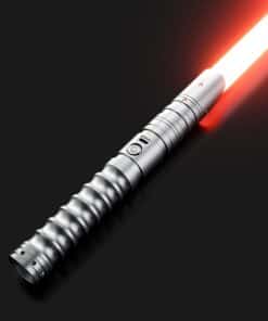 Sable de Luz CHINEYDY con Mango de Metal Plateado FX de