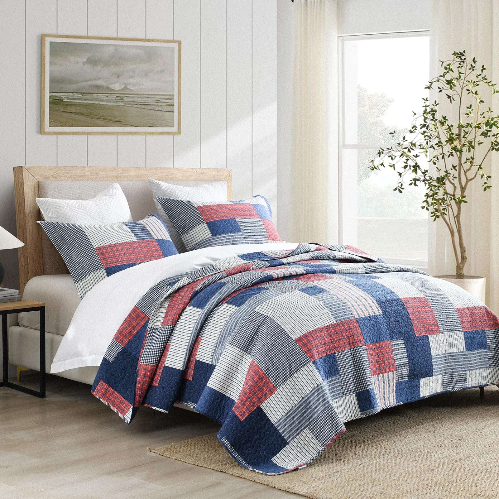 Juego de Edredón SahSahCasa Tamaño Queen, Edredón Queen, - Imagen 3