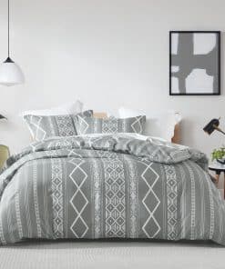 Juego de Funda de Edredón Boho EWlinens Tamaño King - Juego