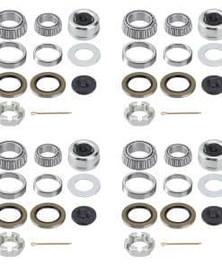 Racewill 4 Sets 25580 15123 Kits de Rodamientos para Ejes