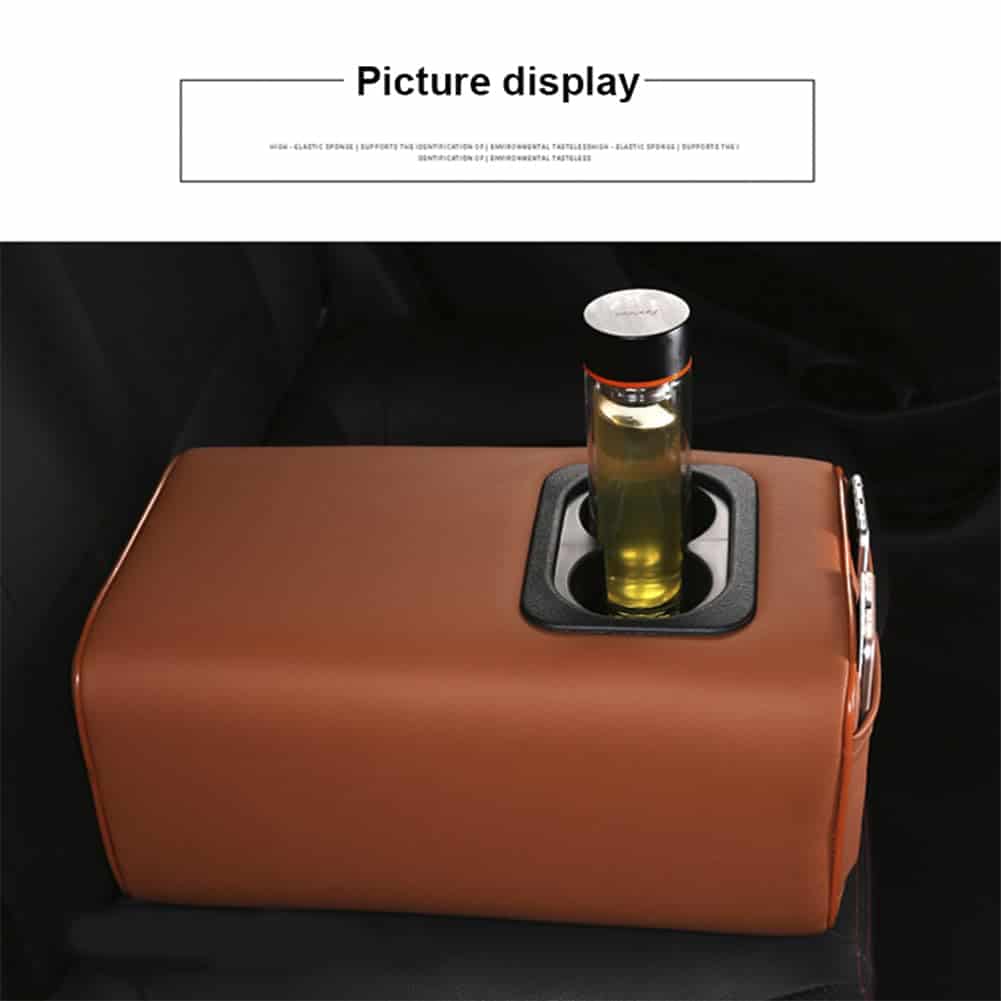 TDOFYH Caja de apoyabrazos para asiento trasero de - Imagen 9
