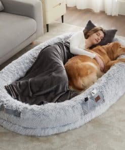 WNPETHOME Cama para Humanos Perros para Adultos, 71" x 46"