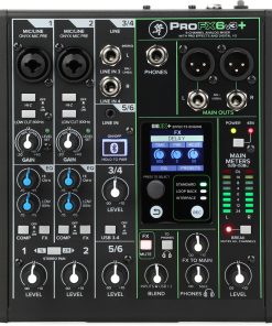 Mackie ProFX6v3+ Mezcladora de 6 canales con Efectos y USB