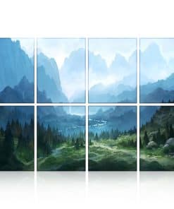 EVENRISING 8 Pack Paneles Acústicos de Arte con