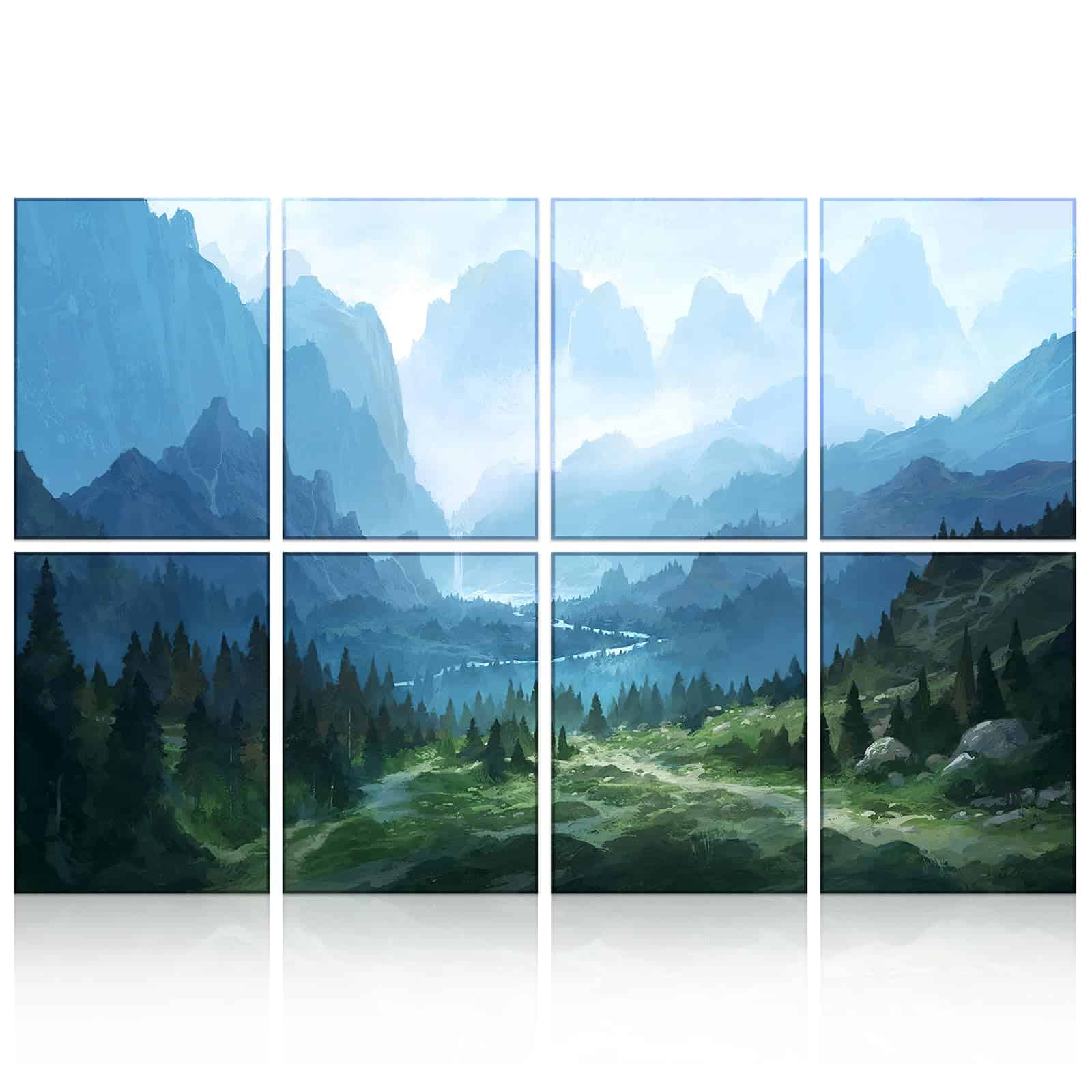 EVENRISING 8 Pack Paneles Acústicos de Arte con