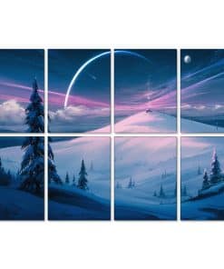 Paneles Acústicos de Arte EVENRISING con Autoadhesivo, 48 x