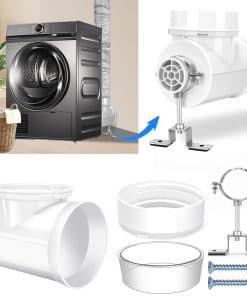 Kit de Conexión de Secadora de Ropa, Codo Adaptador de