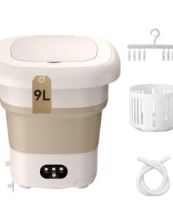Lavadora Portátil, FOVXYVO Mini Lavadora 9L de Alta
