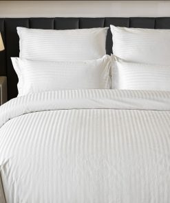 Juego de Funda Nórdica King Size de Algodón Blanco con