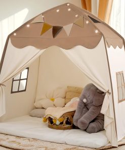 Tienda de campaña para niños extra grande con banderas y