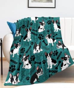 Manta Suave y Acogedora con Diseño de Boston Terrier para