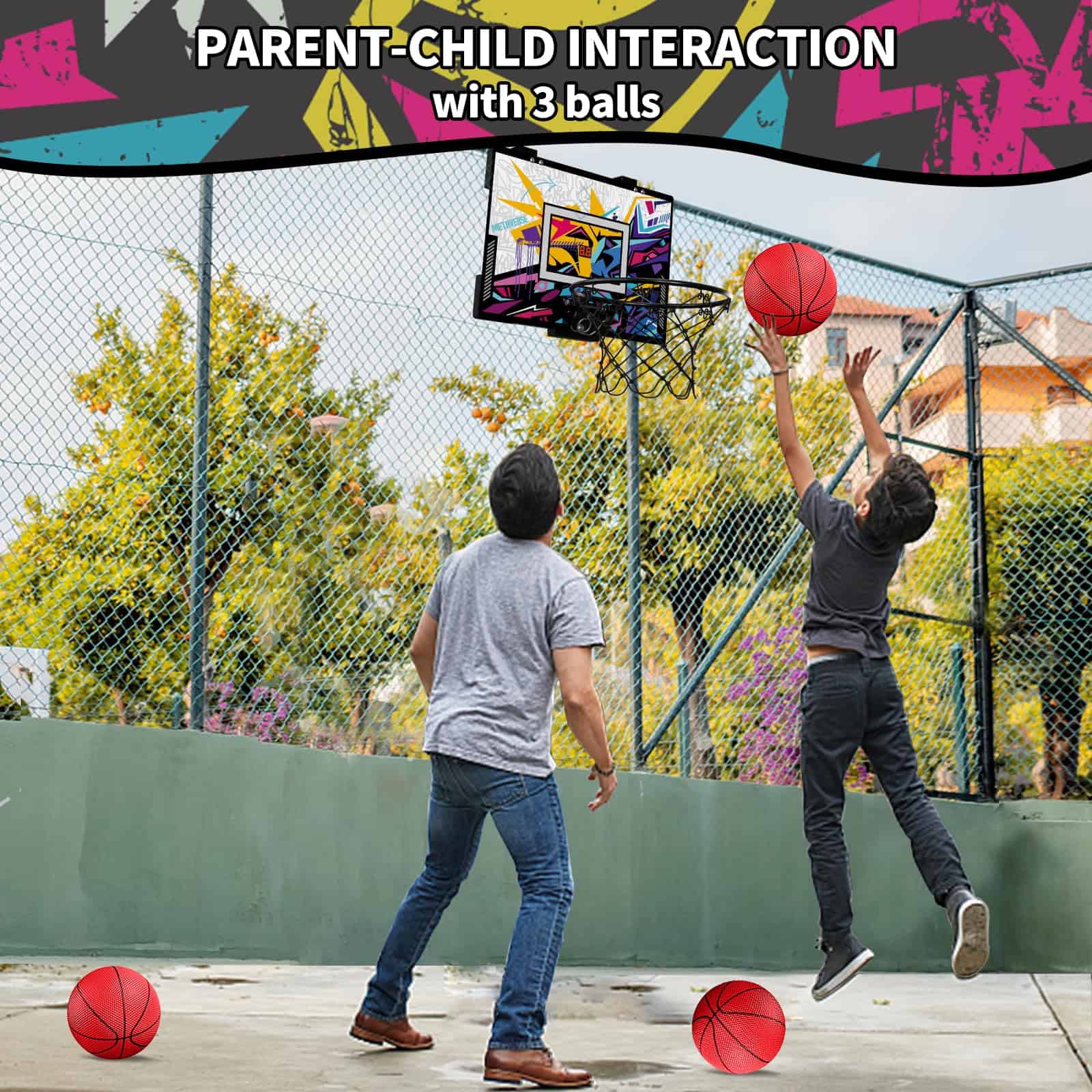 Tablero de Baloncesto Electrónico con Marcador, Aro de - Imagen 8