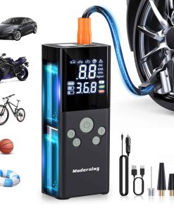 Inflador de Neumáticos Compresor de Aire Portátil, Bomba de