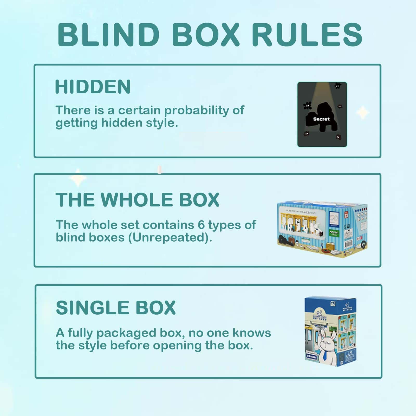 BEEMAI Serie Lunes Bruce 3 6PCs (Set de 6 Sin repetir) - Imagen 4