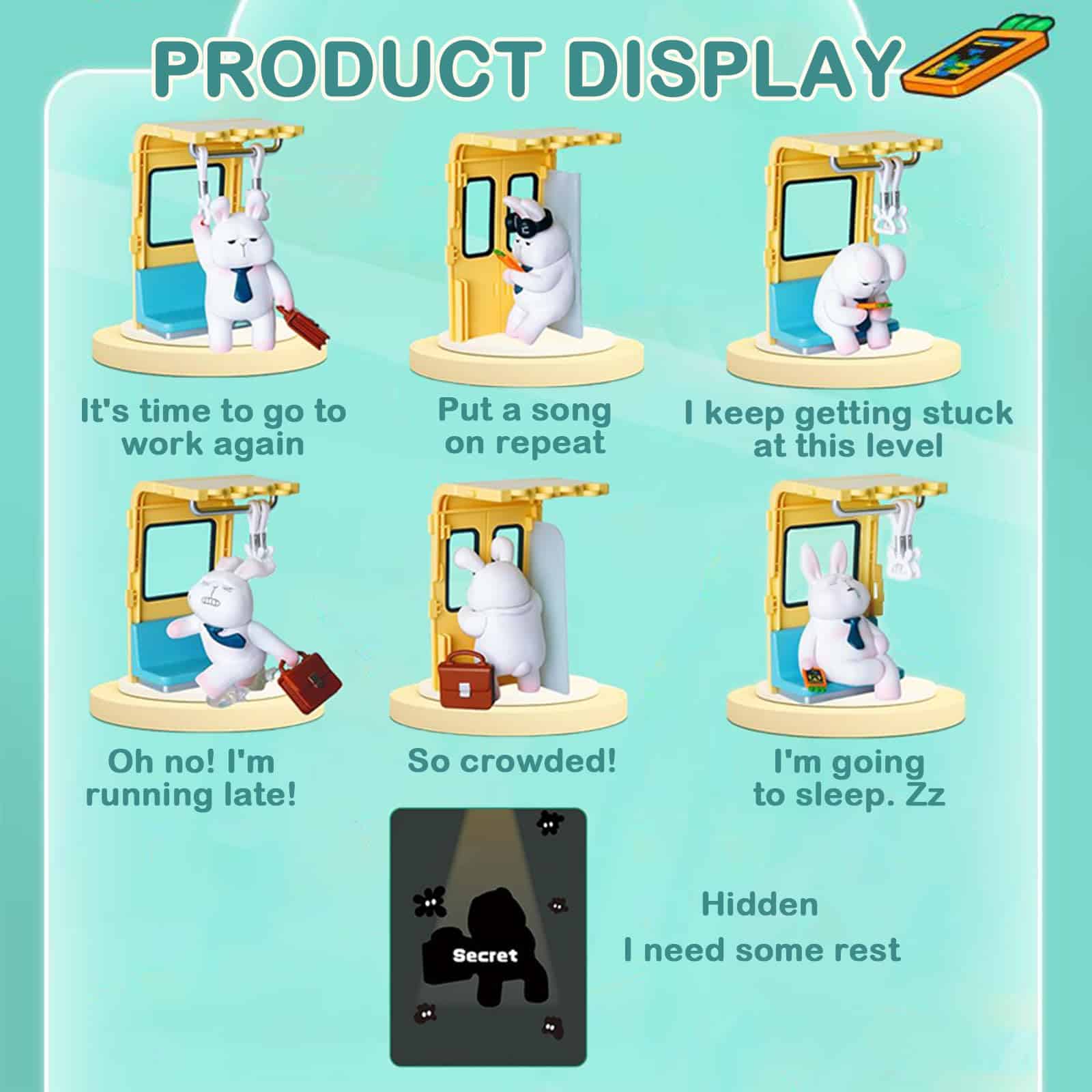 BEEMAI Serie Lunes Bruce 3 6PCs (Set de 6 Sin repetir) - Imagen 3