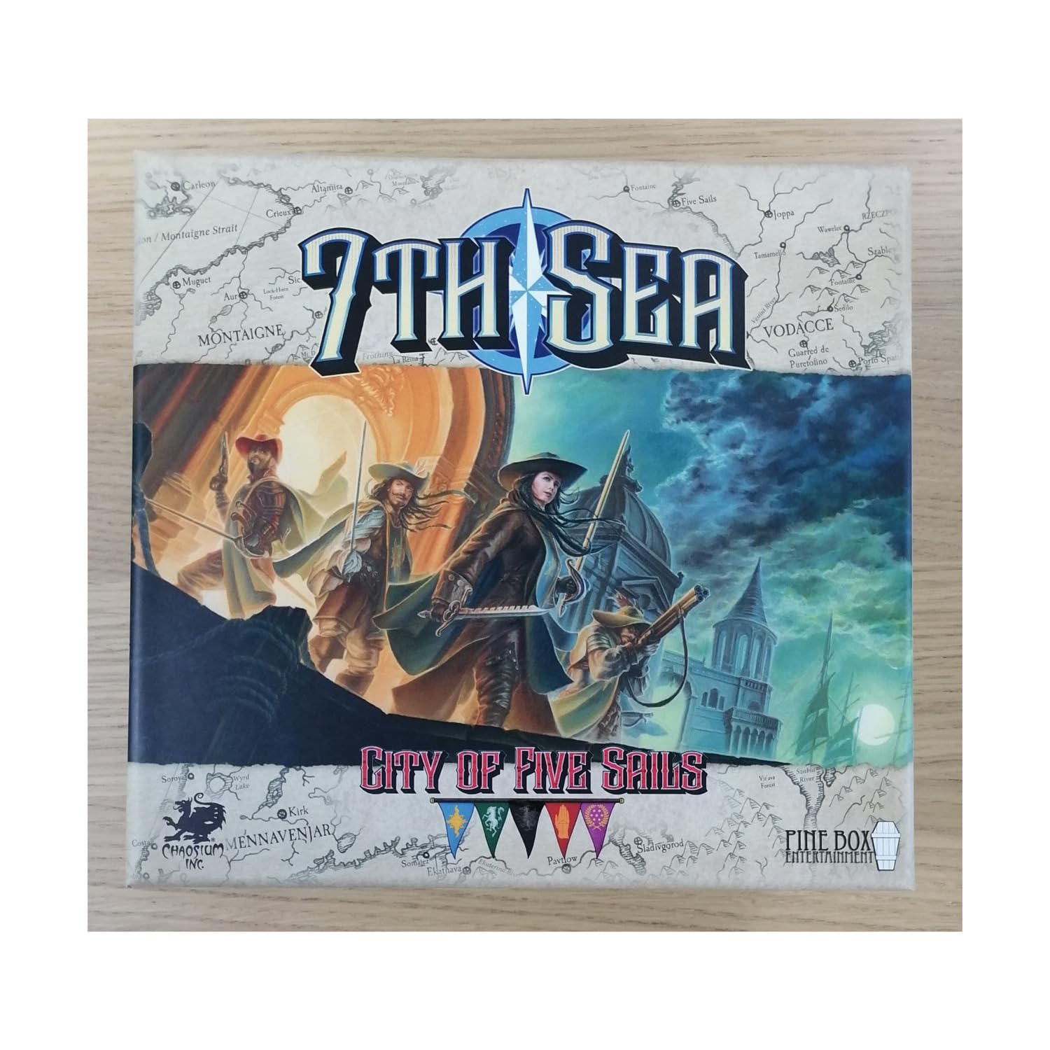 Pine Box Entertainment 7th Sea: City of Five Sails Core Set