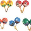 Maracas Mexicanas de Madera Genuina Hechas a Mano de 8" (5