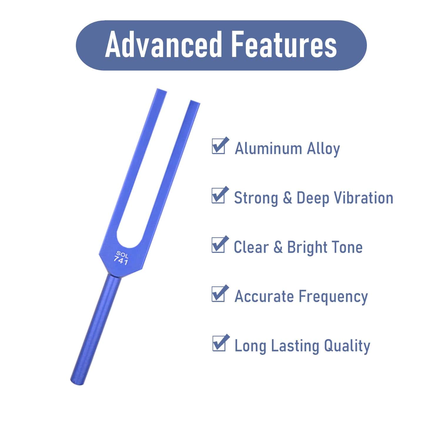 Set de Horquillas de Solfeggio BYZVUN, 10 Horquillas de - Imagen 5