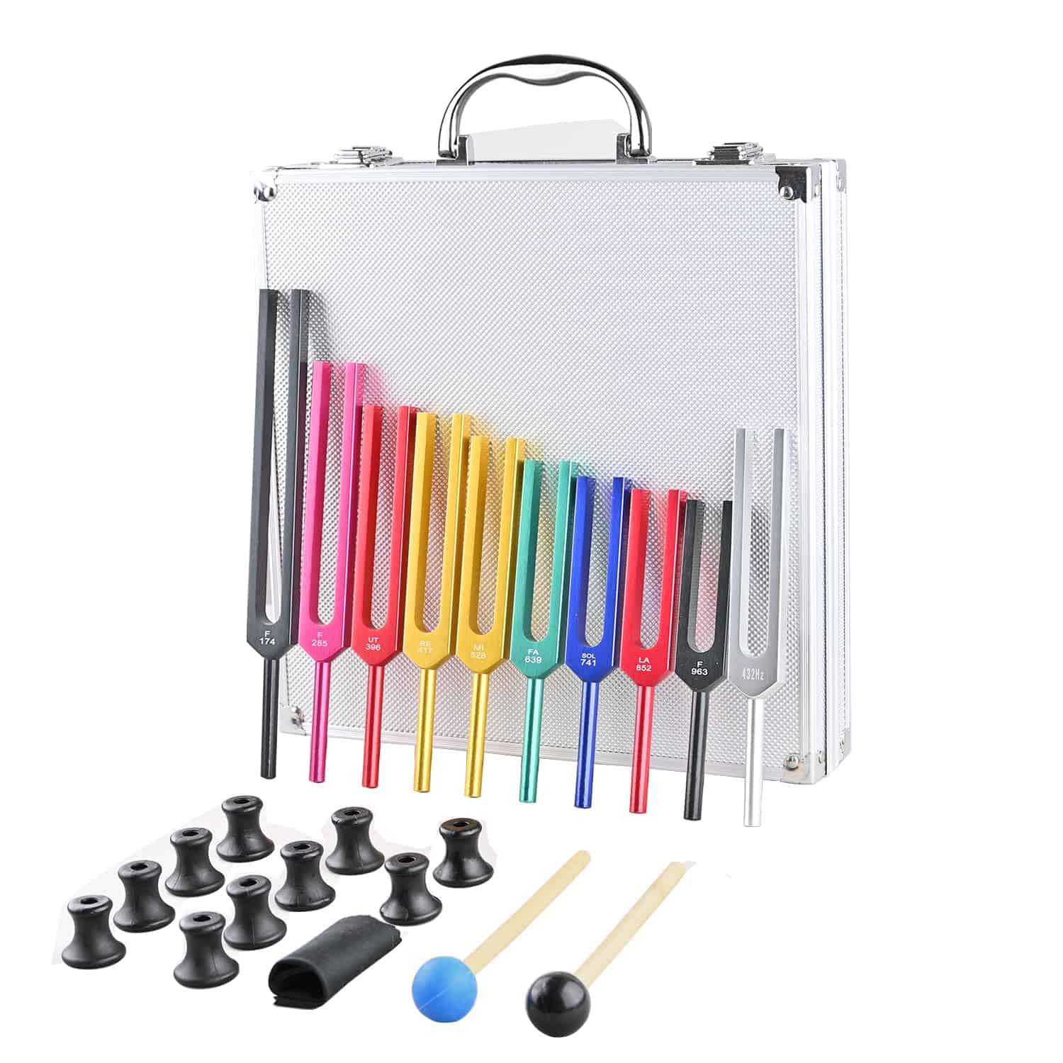 Set de Horquillas de Solfeggio BYZVUN, 10 Horquillas de